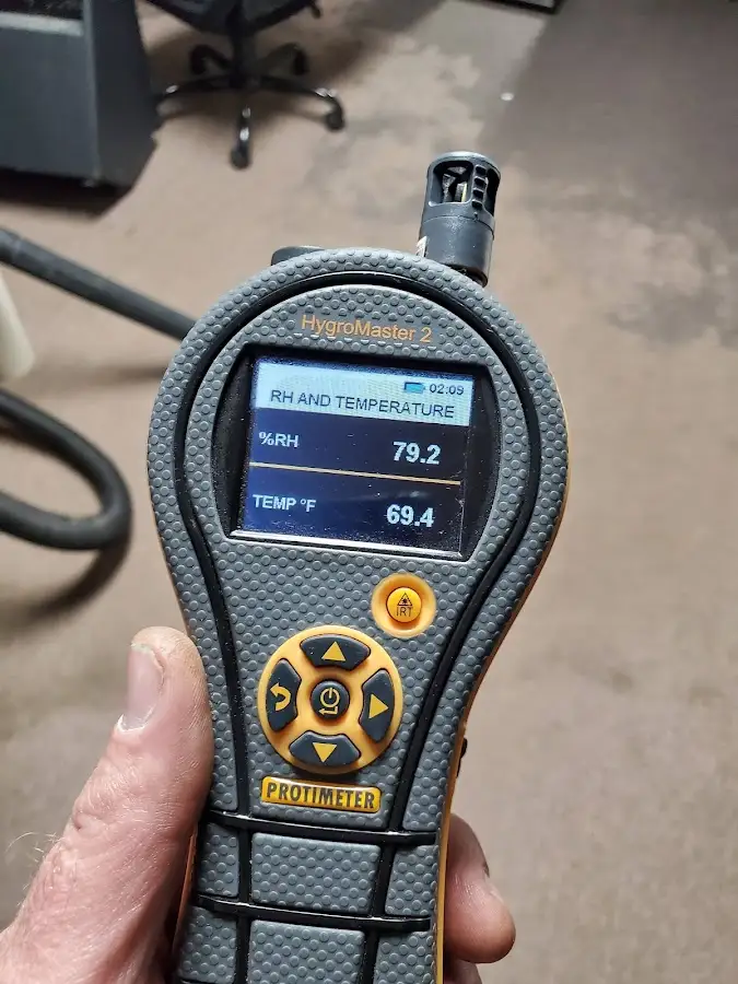 Moisture meter humidity assessment for Fire & Smoke Damage Restoration in Converse